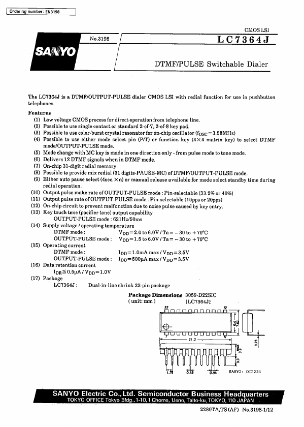 LC7364J