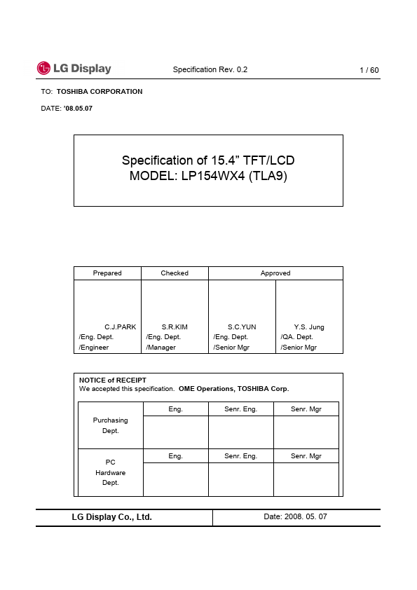 LP154WX4-TLA9