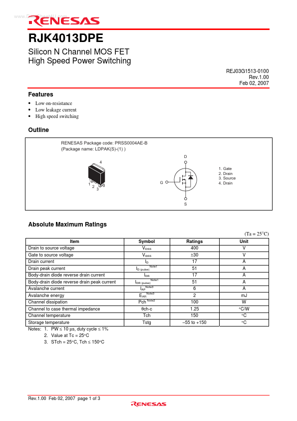 RJK4013DPE