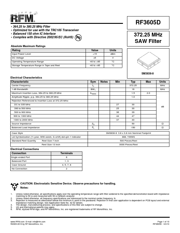 RF3605D