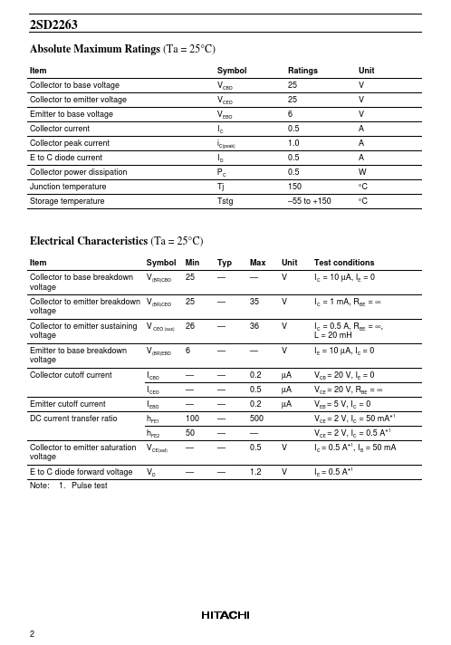 2SD2263