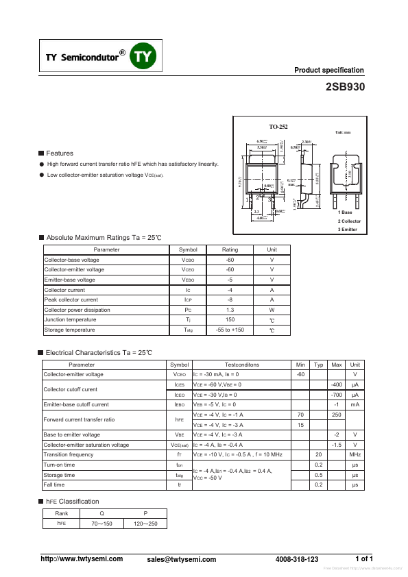 2SB930