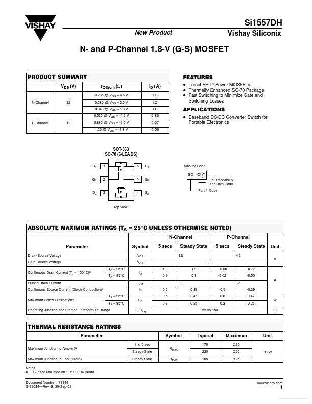 SI1557DH