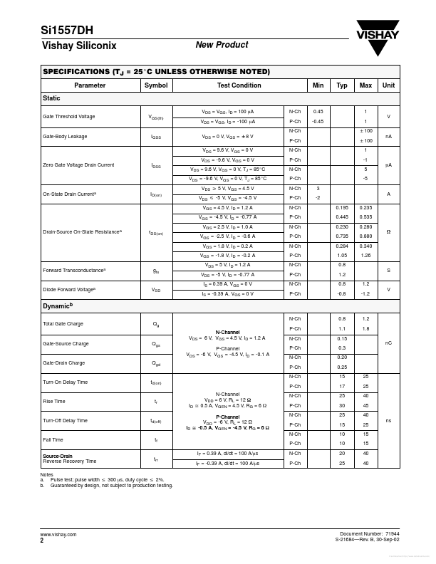 SI1557DH