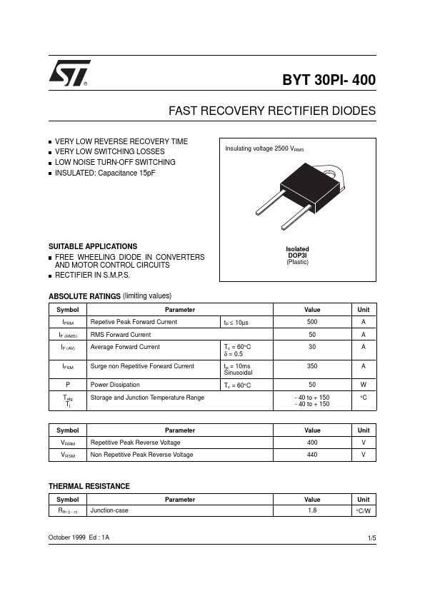 BYT30PI-400