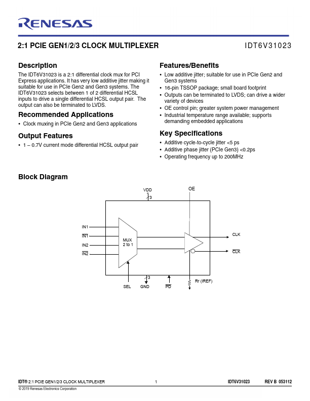 IDT6V31023