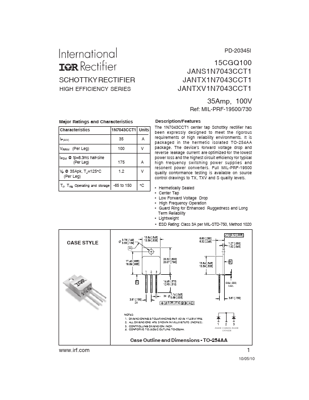 JANTXV1N7043CCT1