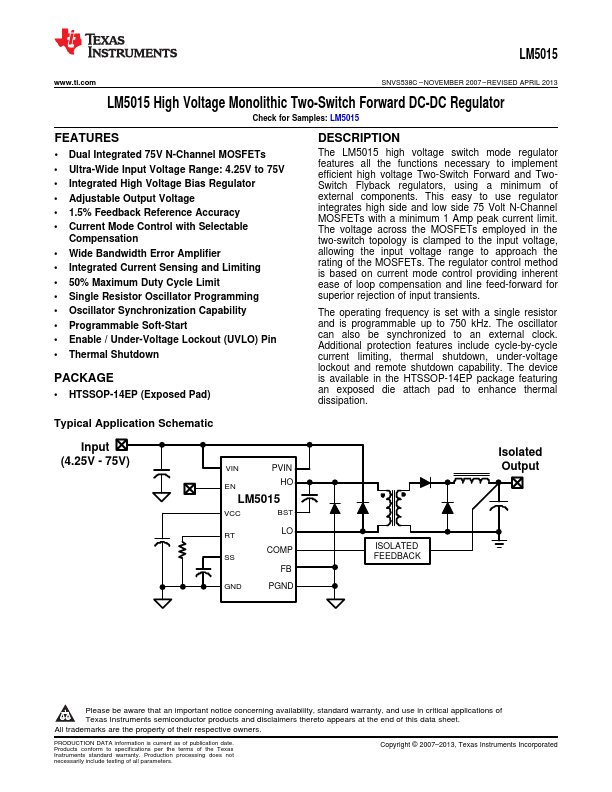 LM5015