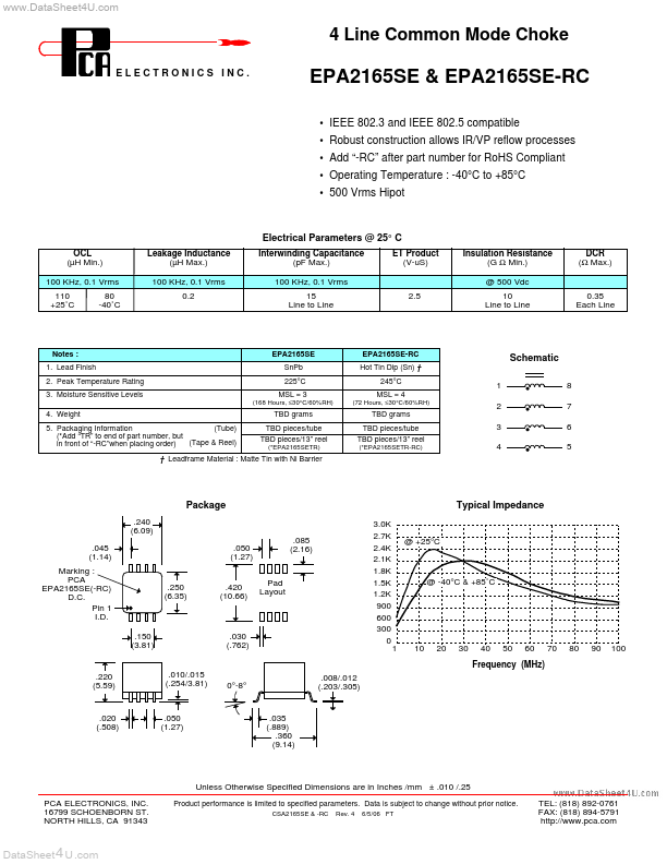 EPA2165SE