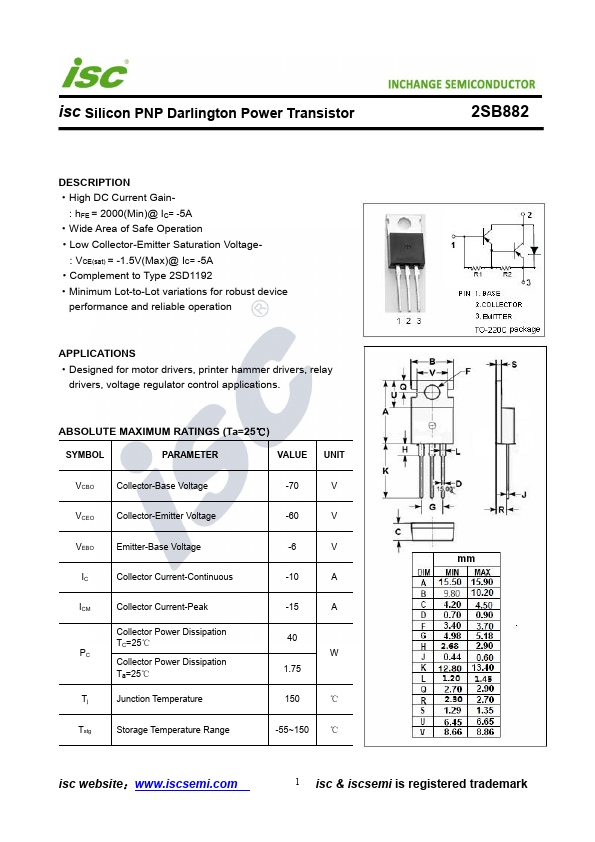 2SB882