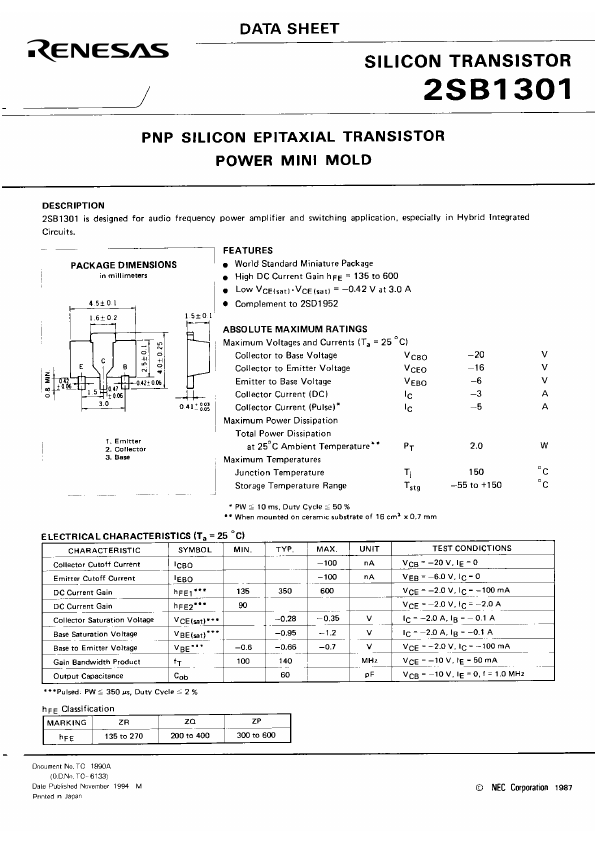 2SB1301