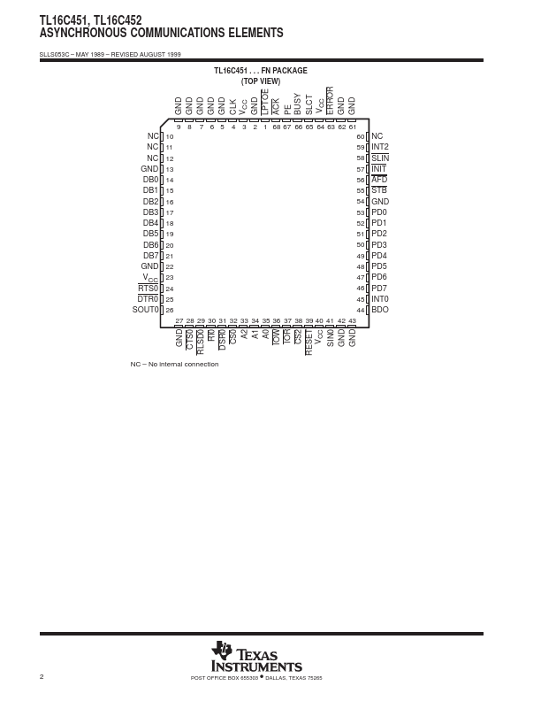 TL16C451FN