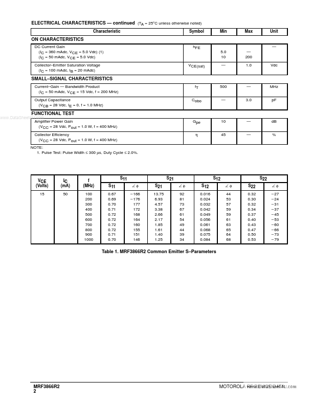 MRF3866R2