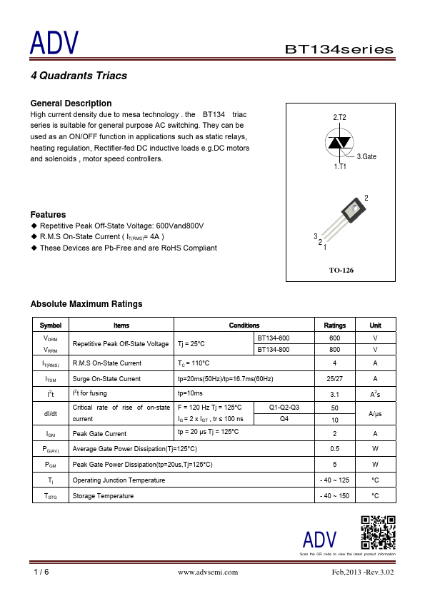 BT134-600