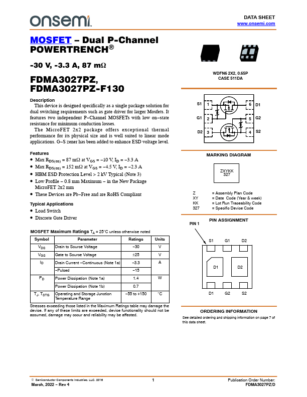 FDMA3027PZ