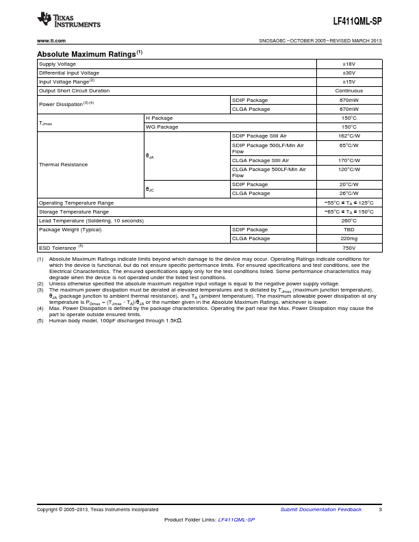 LF411QML-SP