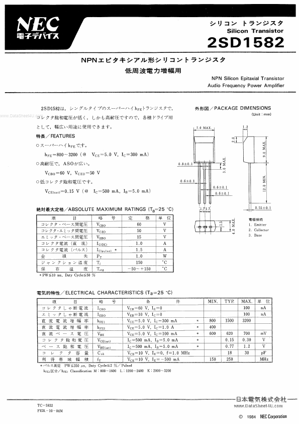 2SD1582