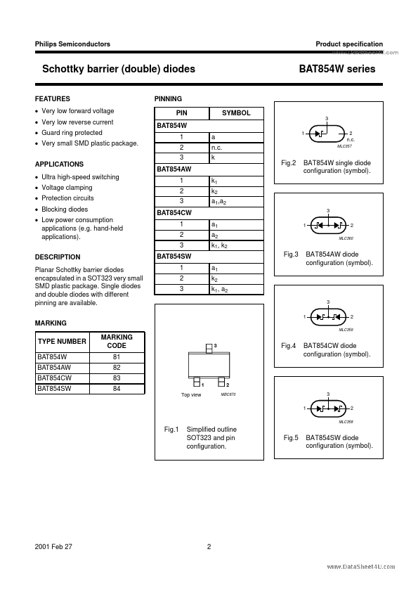 BAT854SW