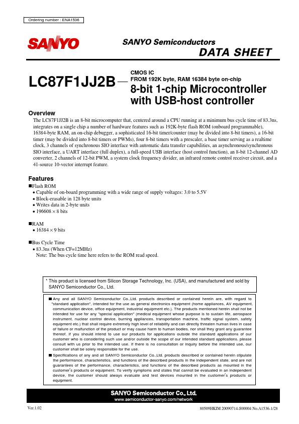 LC87F1JJ2B