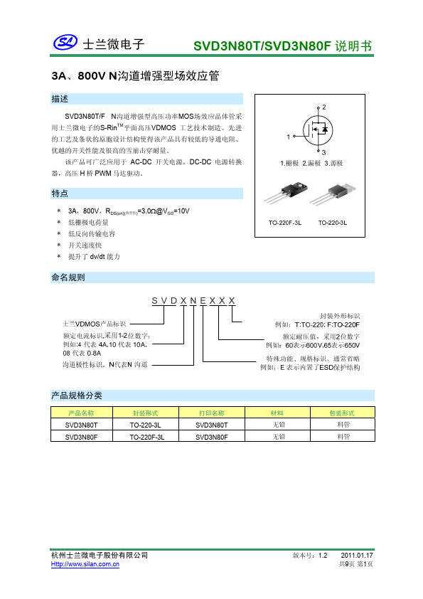 SVD3N80F