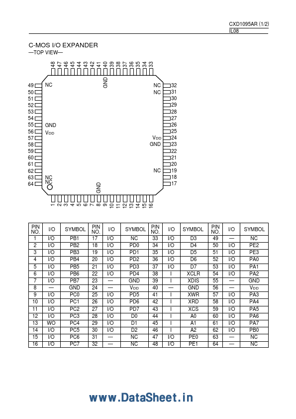 CXD1095AR