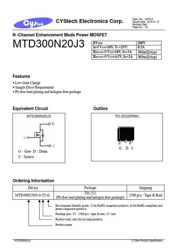 MTD300N20J3