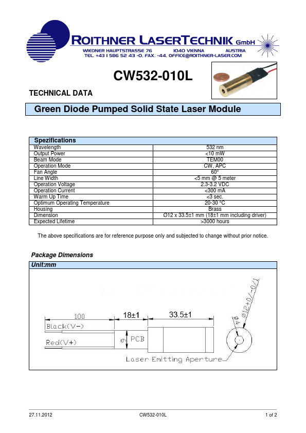 CW532-010L