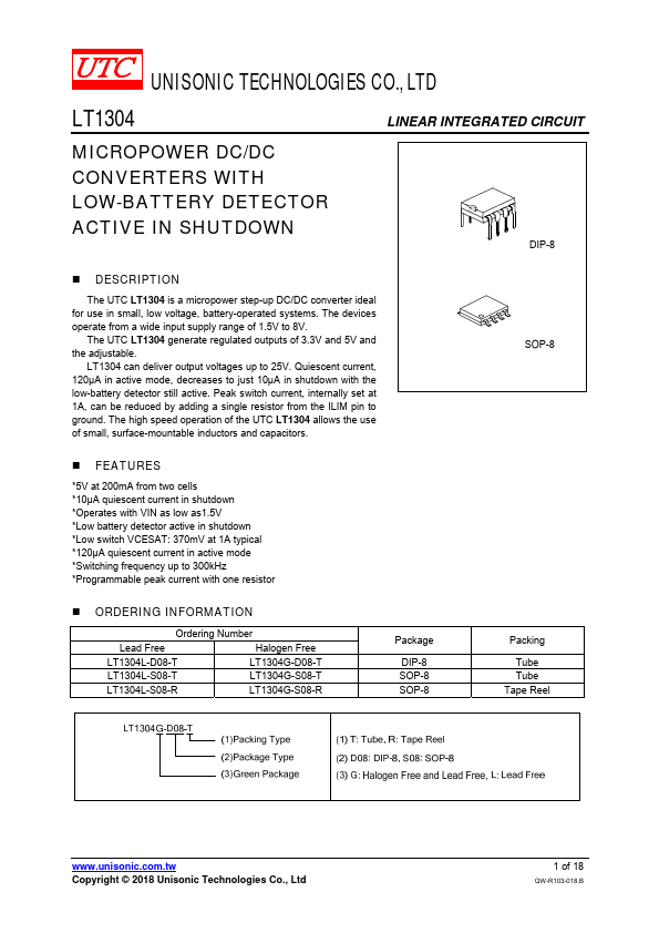 LT1304-3.3V