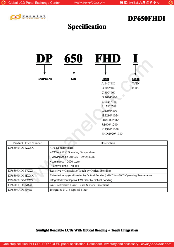 DP650FHDI