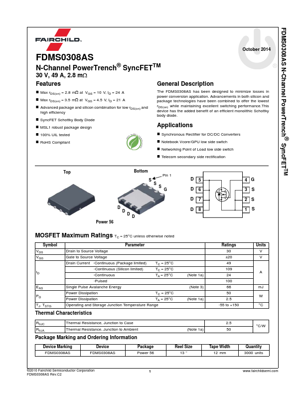 FDMS0308AS