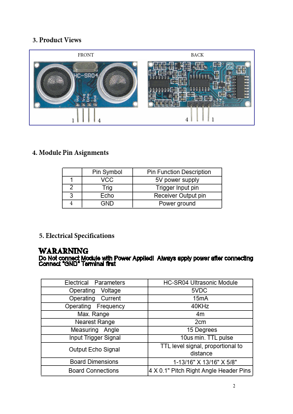 HC-SR04