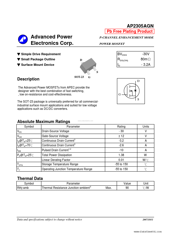 AP2305AGN