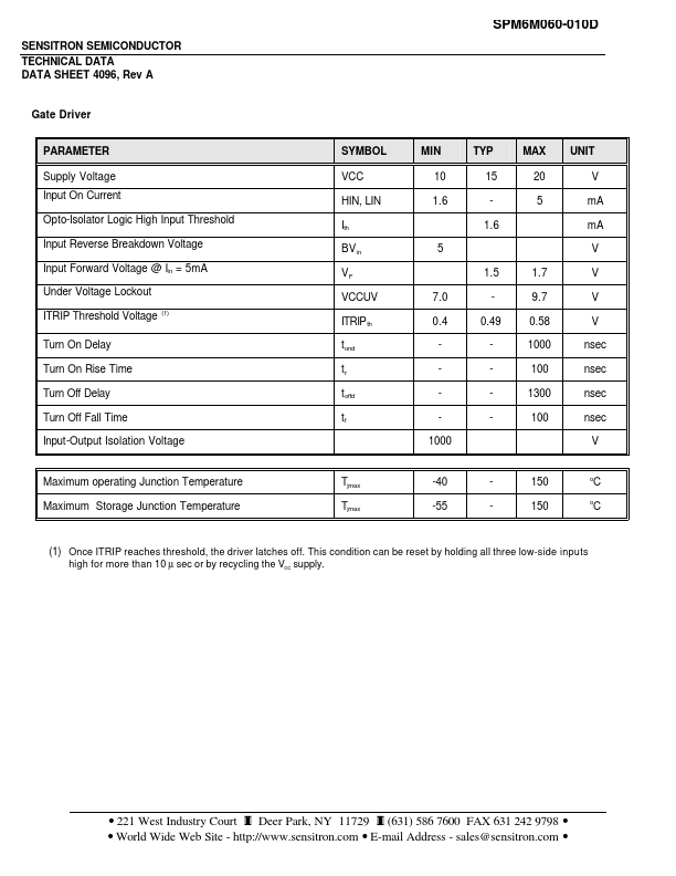 SPM6M060-010D