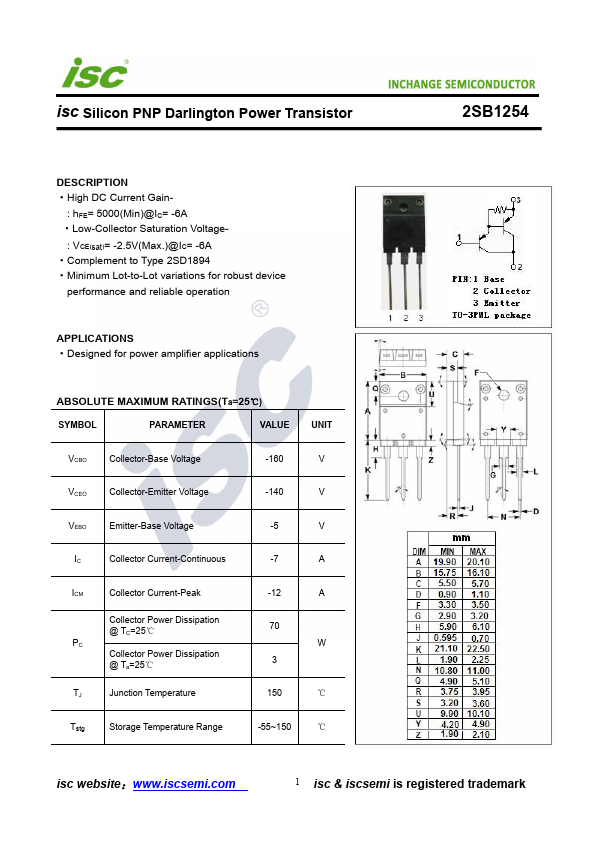 2SB1254