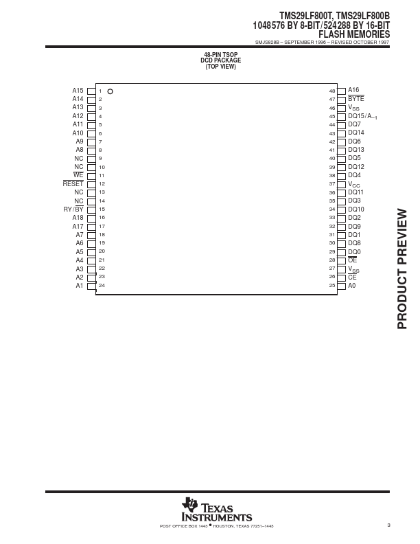 TMS29LF800B