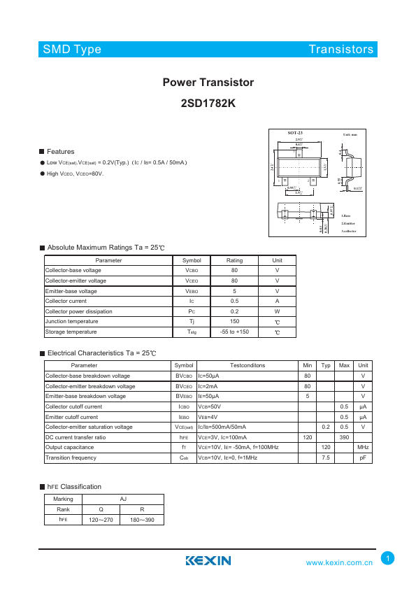 2SD1782K