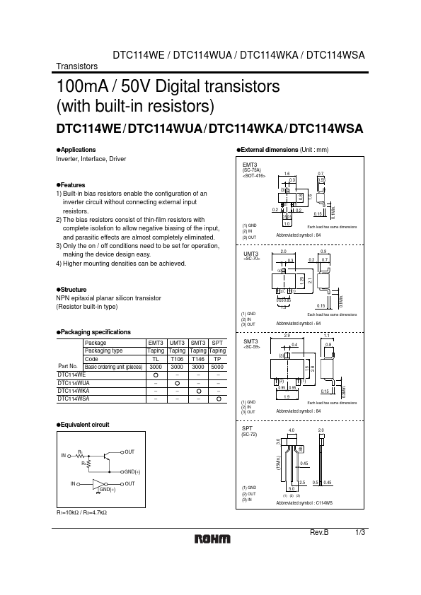 DTC114WUA