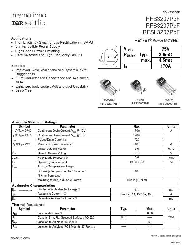 IRFB3207PBF