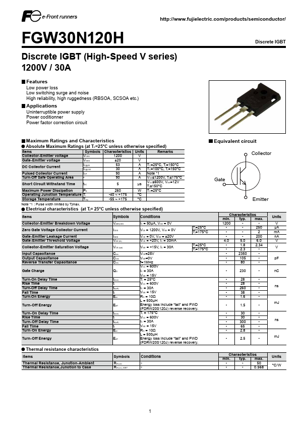 FGW30N120H