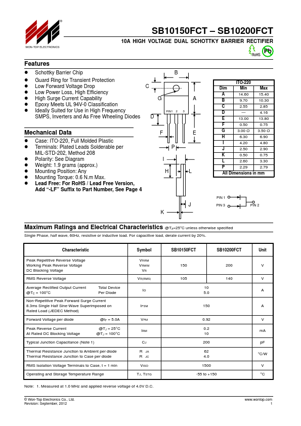 SB10150FCT