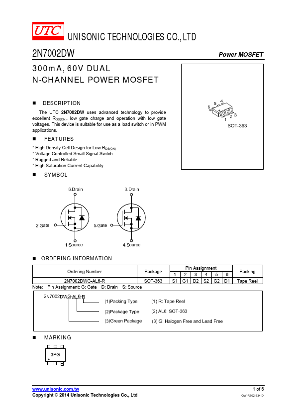 2N7002DW