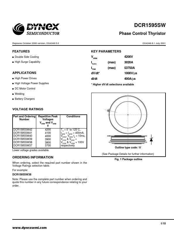 DCR1595SW