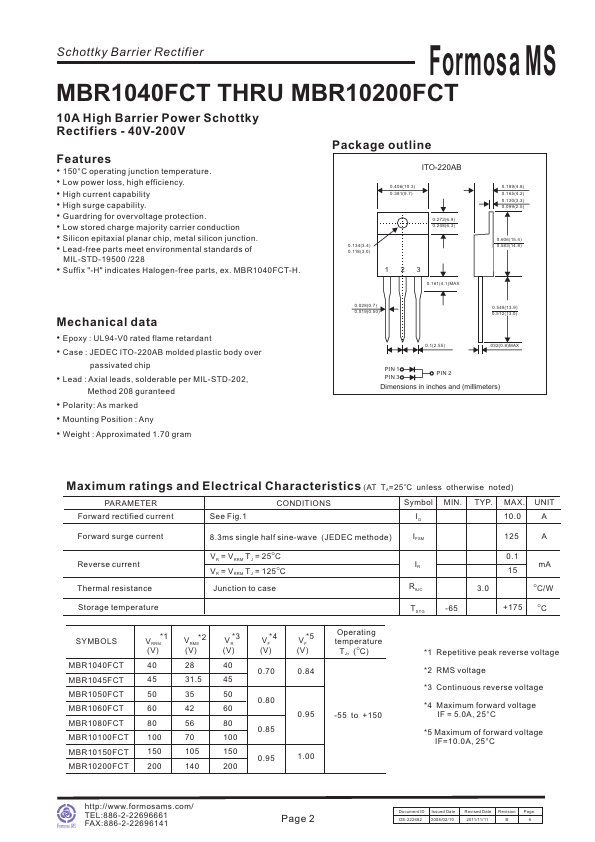 MBR1045FCT