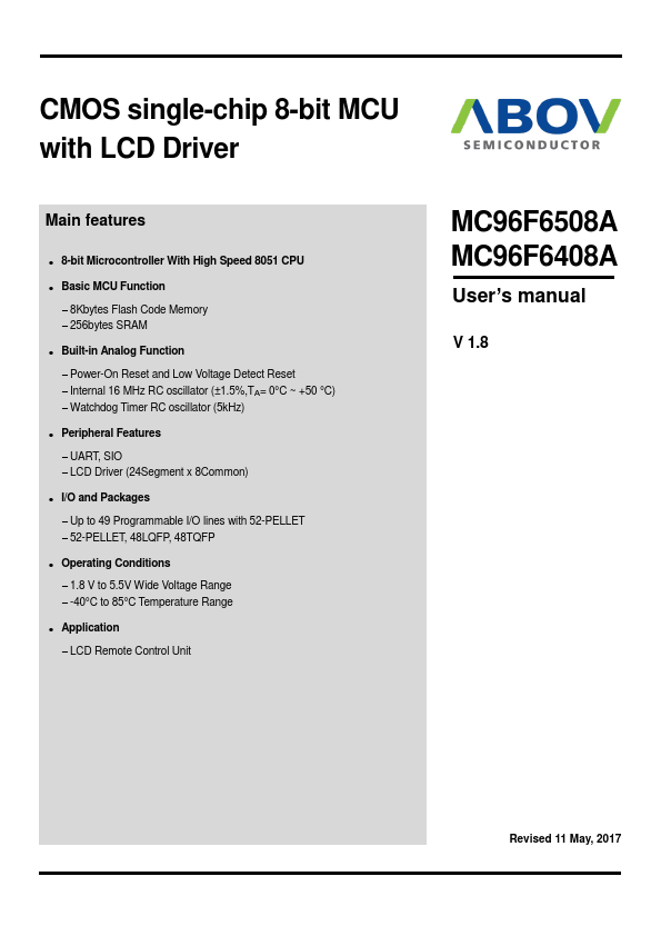 MC96F6508A