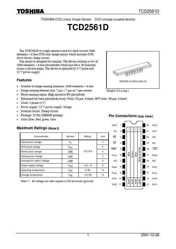 TCD2561D