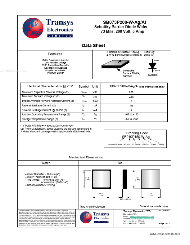 SB073P200-W-AG