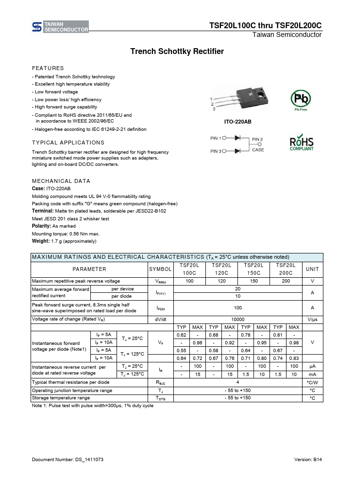 TSF20L150C