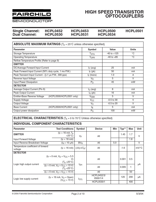 HCPL0453