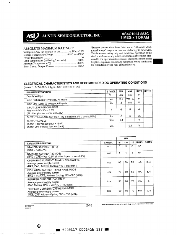 AS4C1024