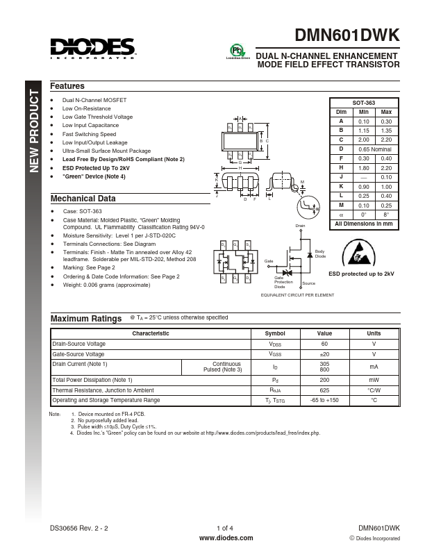 DMN601DWK